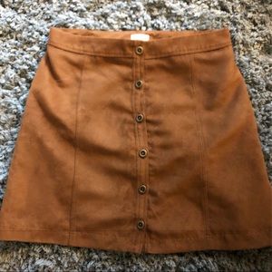 Hollister button up skirt